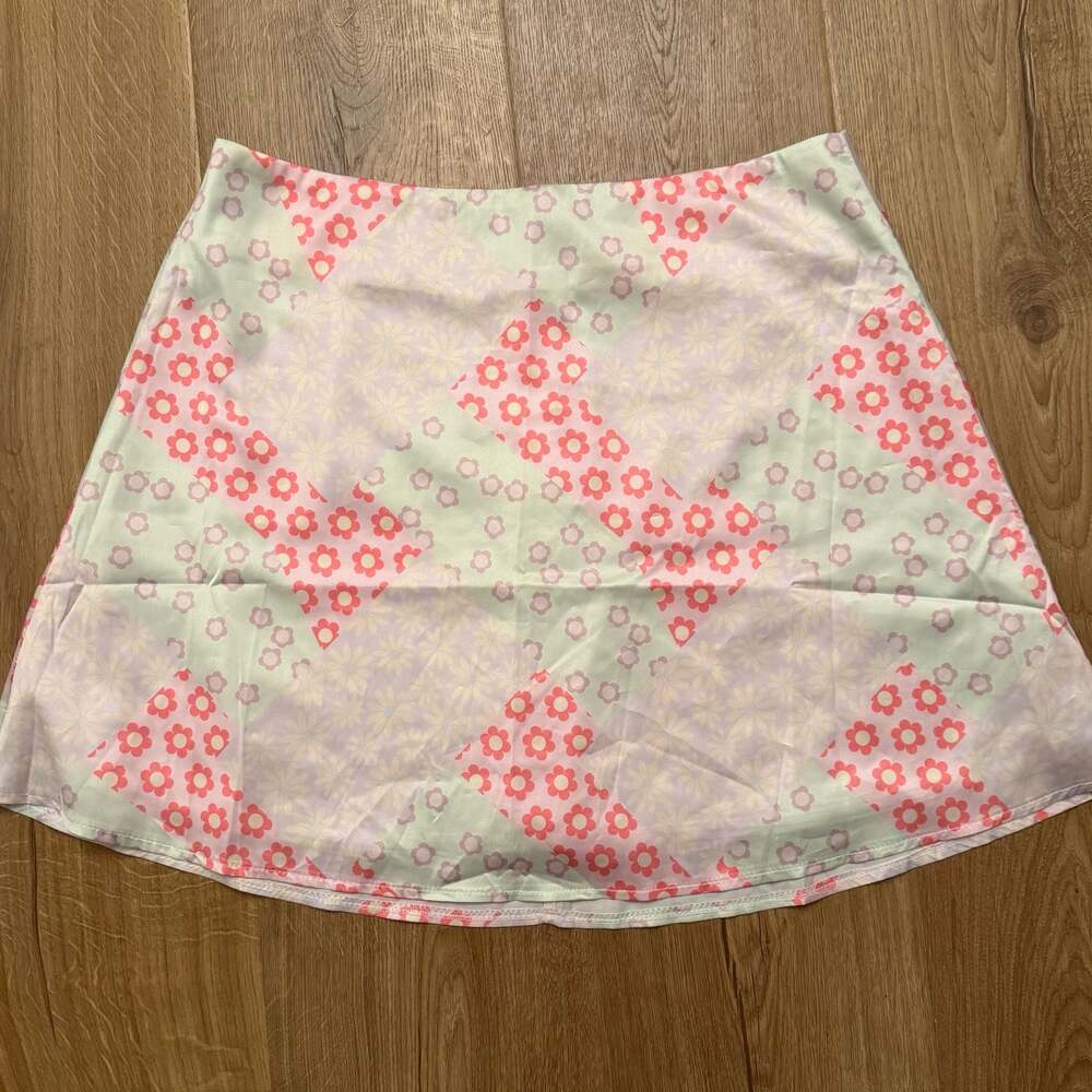 Princess Polly Multi-Color Floral Patchwork Mini Skirt